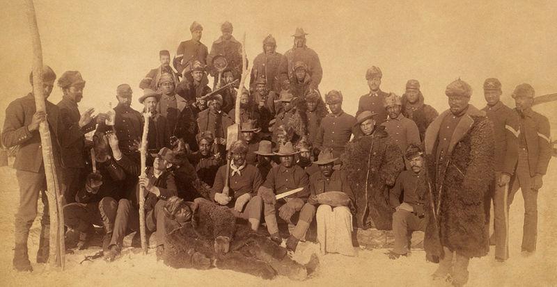 Buffalo Soldiers of the 25th Infantry Regiment, 1890 